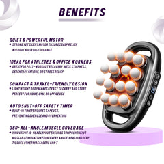 16 Head Muscle Massage Gun Deep Tissue Percussion Recovery