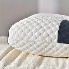 Knitted Antibacterial Cotton Massage Neck Pillow with Removable Cover