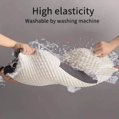 Knitted Antibacterial Cotton Massage Neck Pillow with Removable Cover