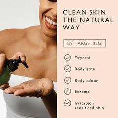 Natural Hand + Body Wash with Lemongrass
