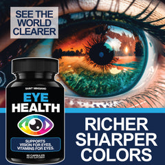 Eye Health & Vision Vitamins Supplement 60 Capsules
