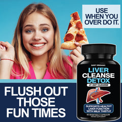 Liver Cleanse Detox Repair 21 Day Milk Thistle Supplement