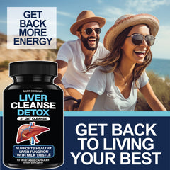 Liver Cleanse Detox Repair 21 Day Milk Thistle Supplement