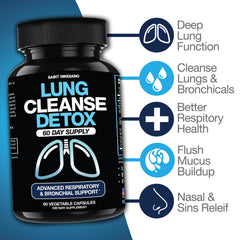 Lung Cleanse Detox 60 Day Respiratory Support Supplement