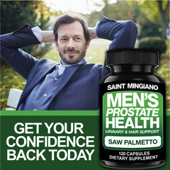 Men Prostate Health Supplement Saw Palmetto 120 Capsules Support
