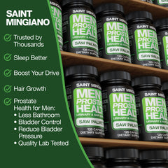 Men Prostate Health Supplement Saw Palmetto 120 Capsules Support