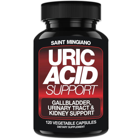 Uric Acid Support 120 Capsules Kidney Detox Urinary Health