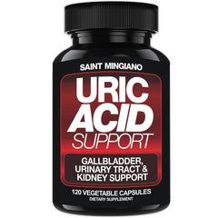 Uric Acid Support 120 Capsules Kidney Detox Urinary Health