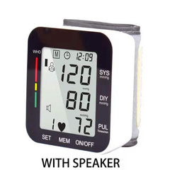 Digital Wrist Blood Pressure Monitor Automatic Cuff BP Machine