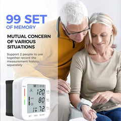 Digital Wrist Blood Pressure Monitor Automatic Cuff BP Machine