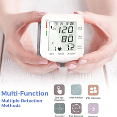 Digital Wrist Blood Pressure Monitor Automatic Cuff BP Machine